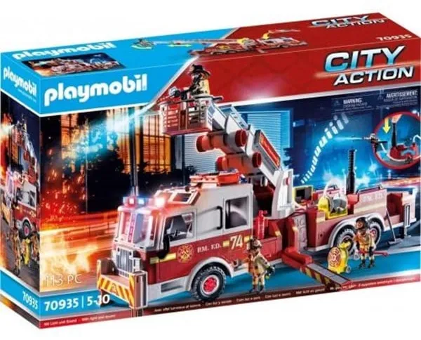 Playmobil City Action - Fire Engine: US Tower Ladder