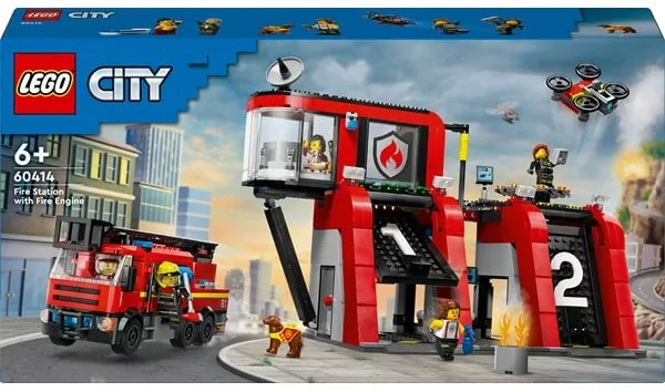 LEGO City 60414 Fire Station with Fire Engine