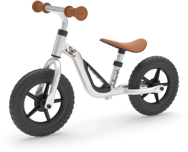 Charlie lightweight balance bike silver
